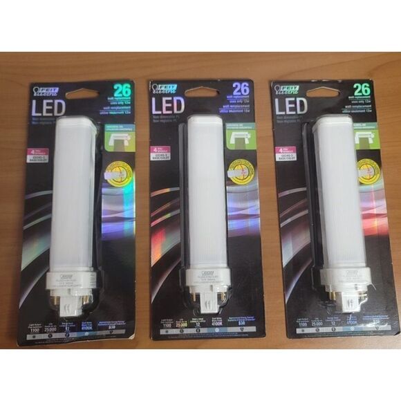 NEW  Feit Electric GX24Q-3 4-Pin 26W Light Bulb - Picture 2 of 7